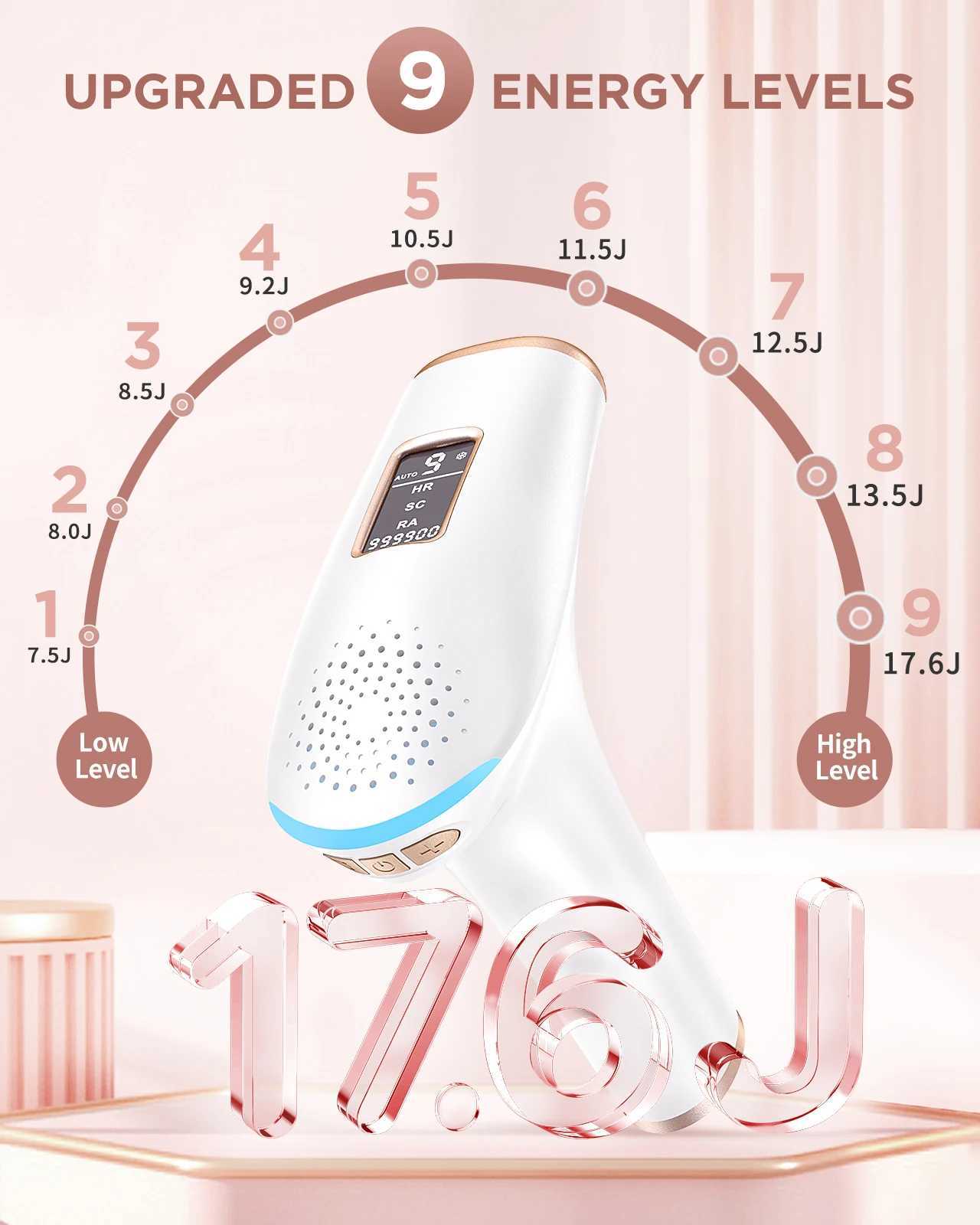 3-in-1 Laser Epilator Painless IPL Hair Removal for Women Bikini Legs s Laser Hair Remover 999900 Flash Permanent Hair Removal Z250218