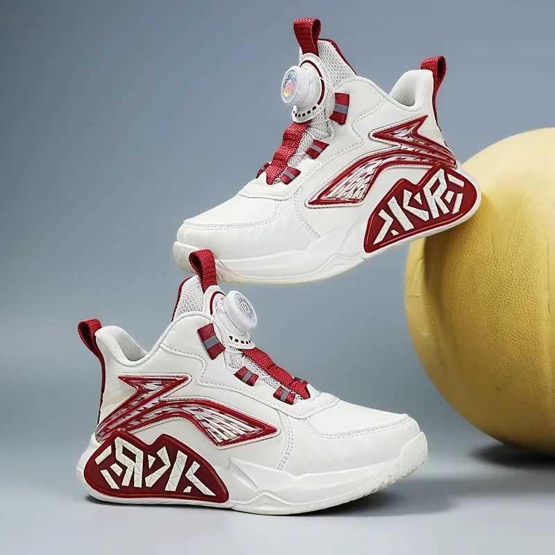 2025 Boys Sneakers - Lightweight Soft Sole Spring Sports Shoes Shock Absorbing Training Basketball Shoes for Big Boys Z250217