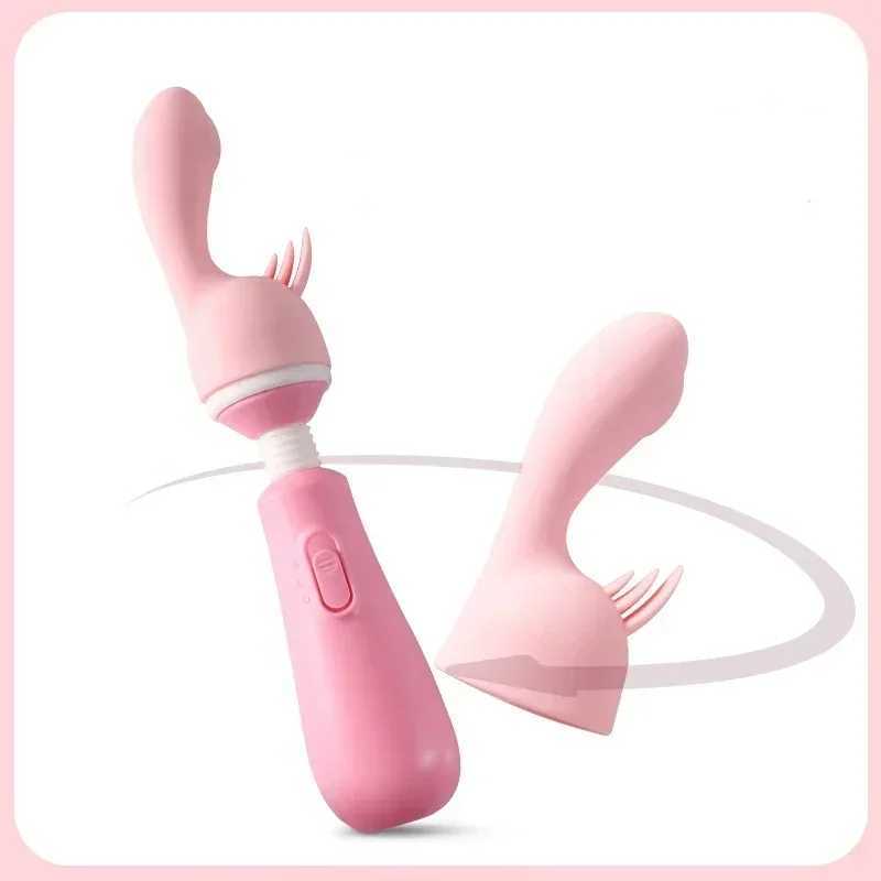 AV Vibrator Accessories Finger Shower Head Silicone Cover Female Masturbation Adult Sex ToyXJ250218