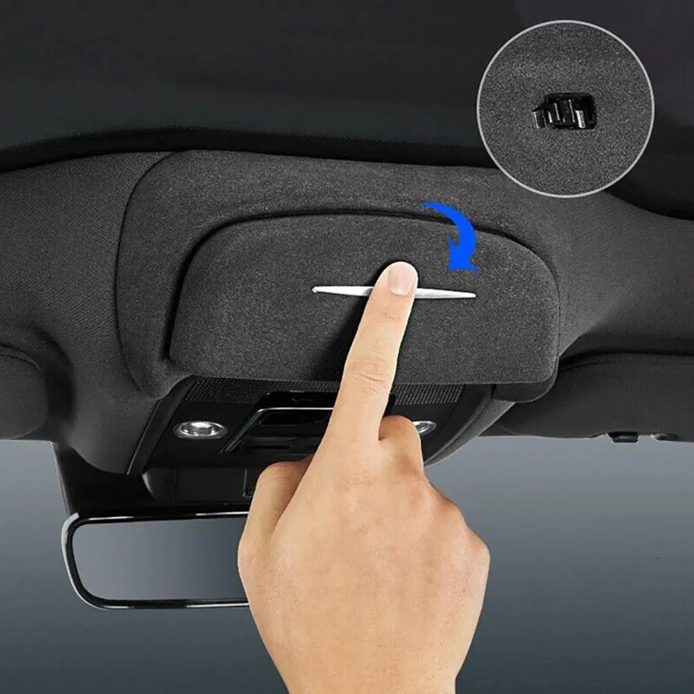 Used for BYD sealed glass shell car interior accessories suede sunglasses safety glasses ceiling box fashion protection storage B0K5 250213