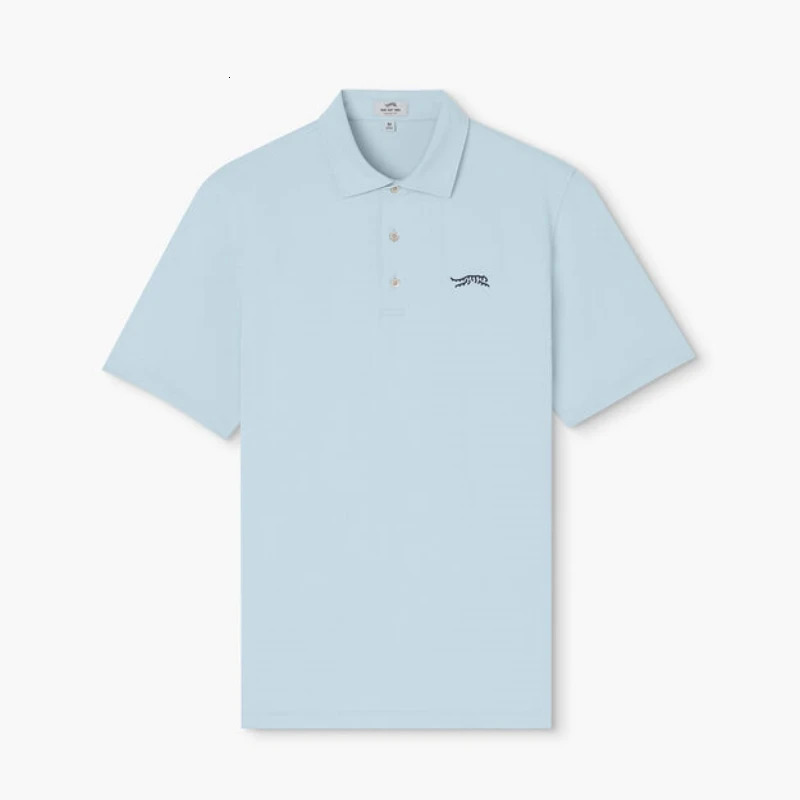 Tiger Woods Tiger Sun Day Red Icon 2025 Spring Summer High Quality Golf Short sleeved Polo Shirt For Men Black Top Clothing 250217