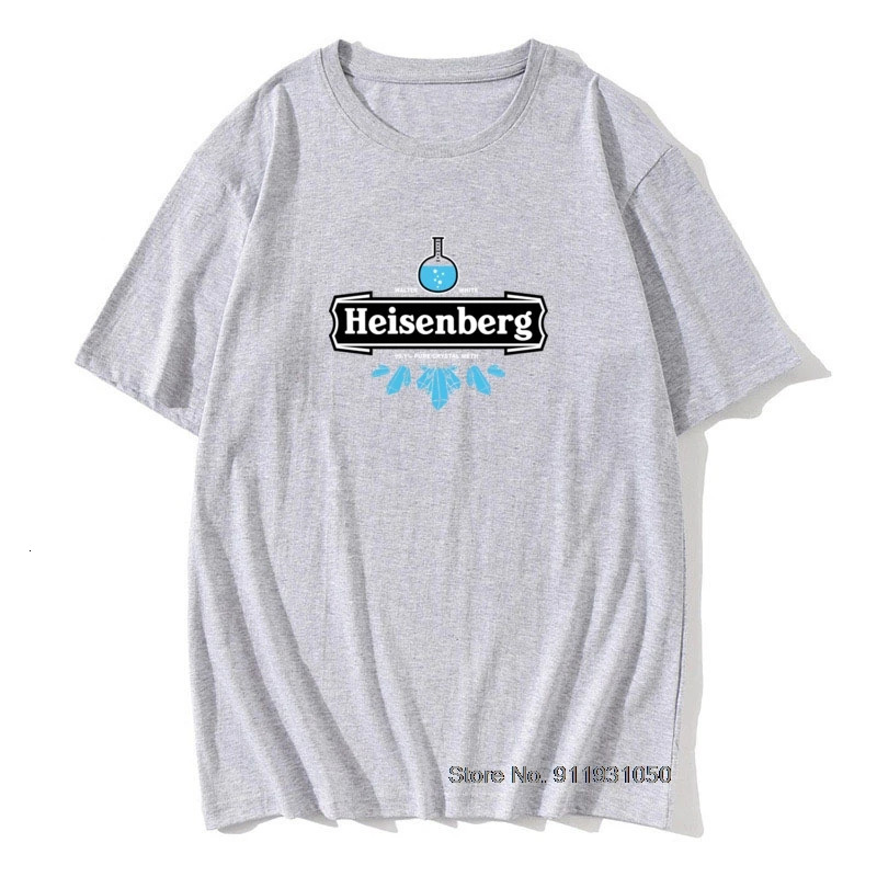 Breaking Bad T-shirt Men Casual Simple T Shirts Big Size Male Top Tees 99 Percent Pure Crystal Tee Shirt Heisenberg Camisa 250217