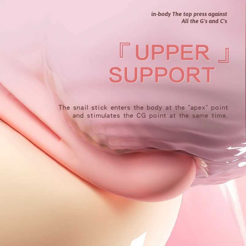 Snail Vibrators For Women Clitoris Stimulator 10 Modes Vagina Insertion Massager Silicone Vibrating Stick Female Adult Sex ToysXJ250218