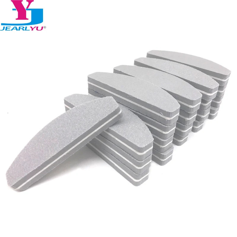 100 X Professional Nail File Mini Sponge Nail Sanding Blocks UV Gel Polish Manicure Tools Nail Buffer Files 100 180 Nagelvijlen 250214