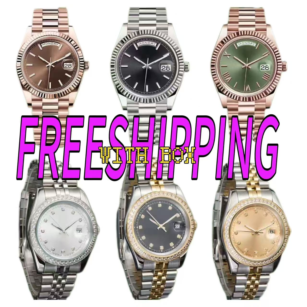 watch designer luxury watches men moissanite mens mechanical automatc watch womens watch sapphire glass stainless steel with box