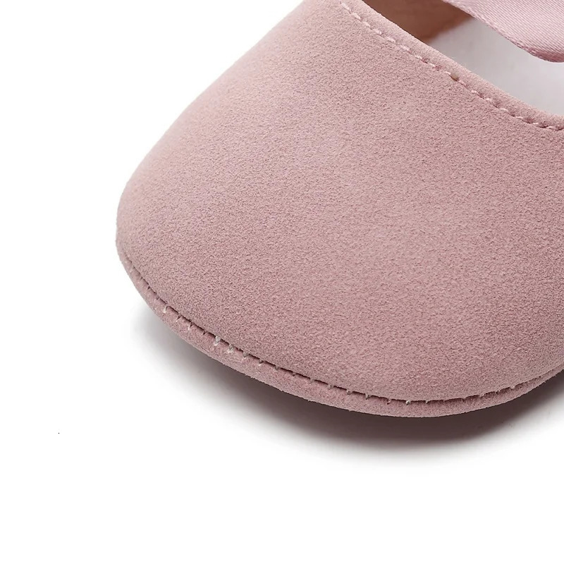 born Baby Girl Dance Shoes Ballerina Sweet Ribbon Toddler Infants Crib Shoes Kids Princess Shoes Soft Sole Footwear 250219