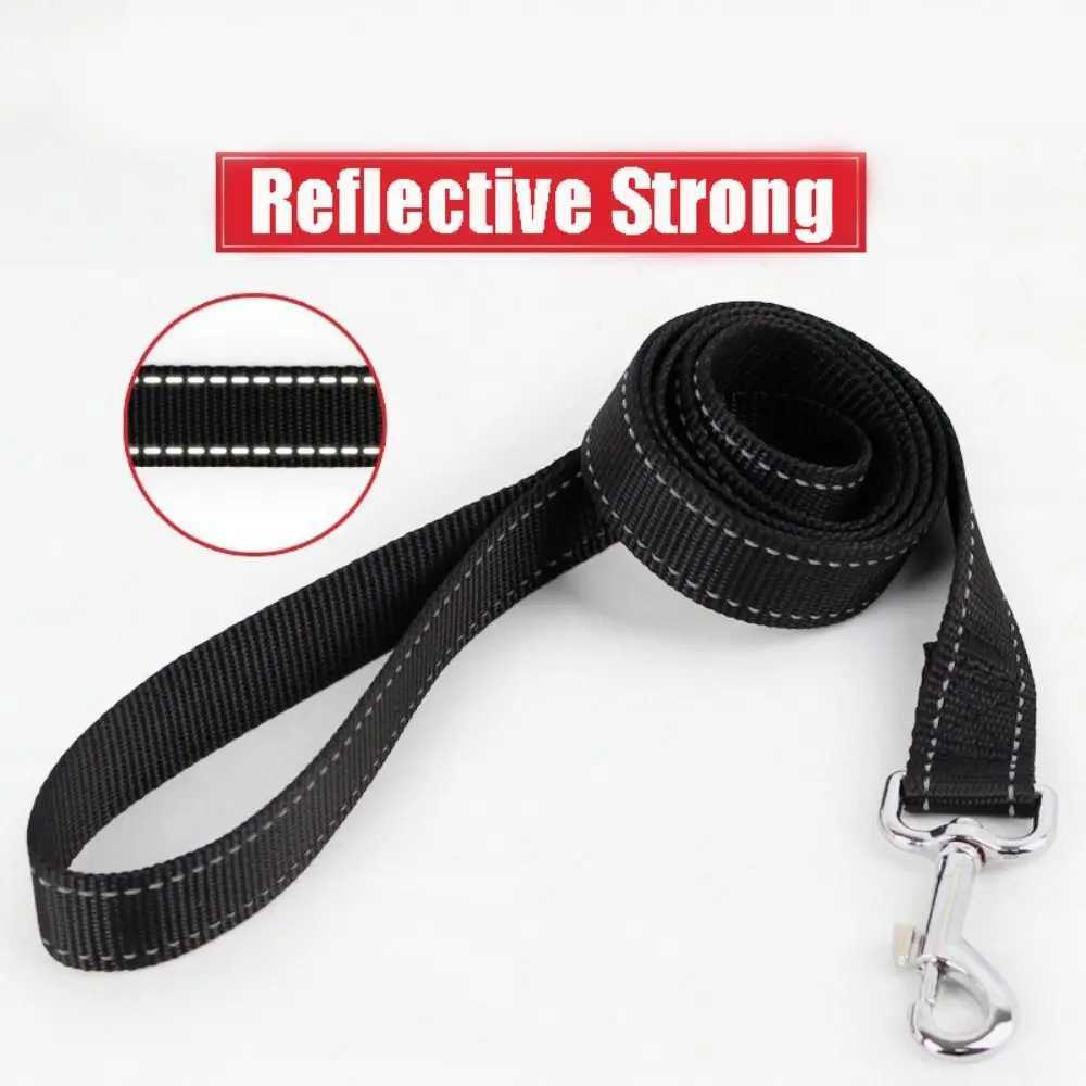 Hot Nylon Dog Lead Reflective Handle Dog Training Lead Comfort Strong Padded Tracking Leash for DogXJ250218