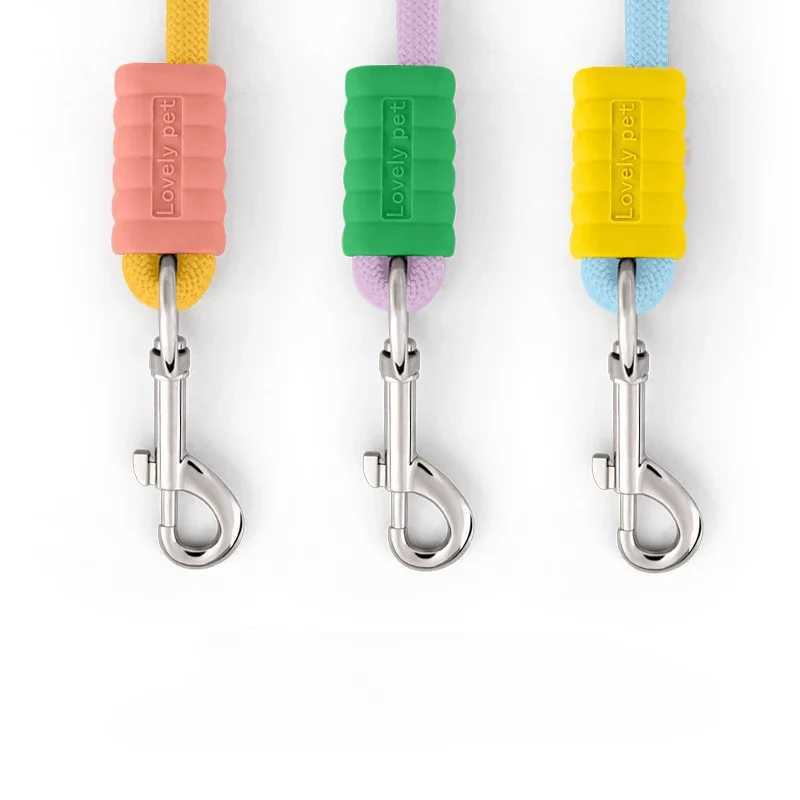 Dog Leash Can Be Worn Cross-body Cloud Foam Cotton Handle Contrast Color P Rope Puppy Goes Out for Pet WalkingXJ250218