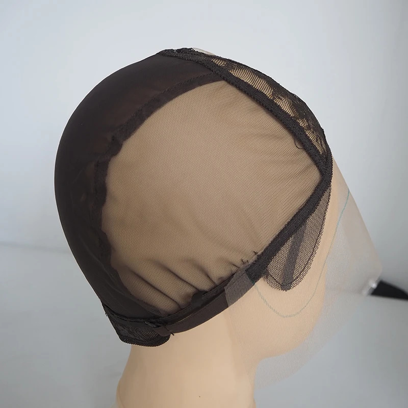 1X6 INCH U Part Lace Wig Caps For Making T Shape Lace Wigs 250214