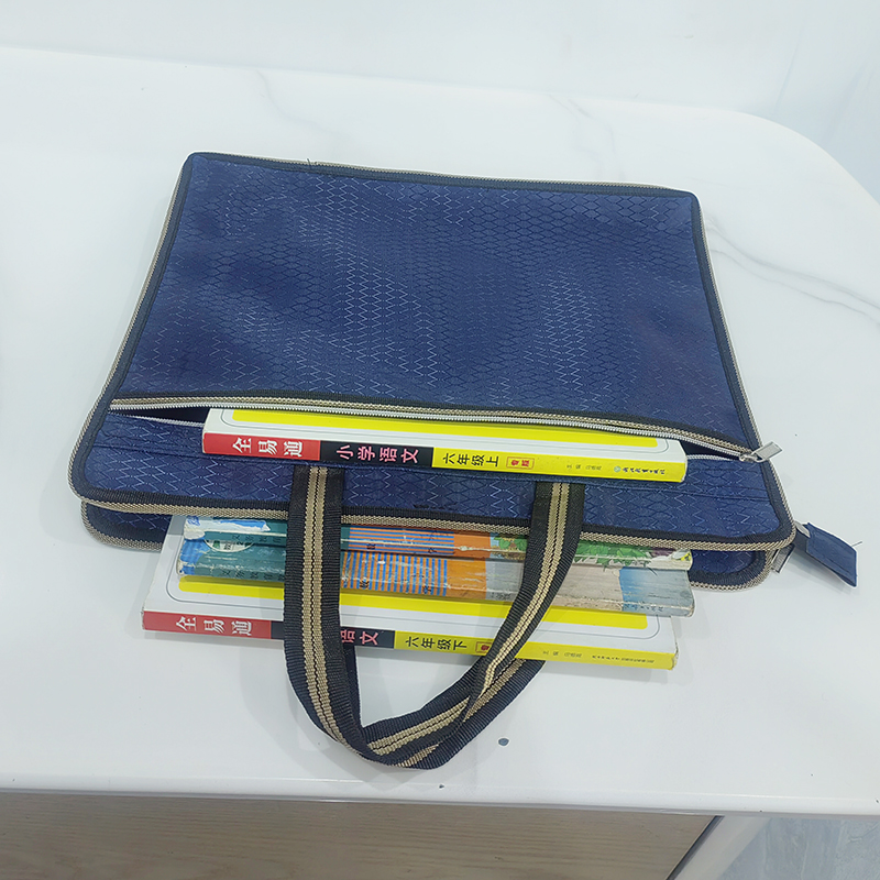 Spot wholesale double-layer Oxford cloth file bag, portable file bag, multifunctional data storage bag