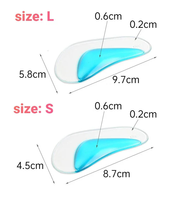 Insoles Ortic Professional Arch Support Insole Flat Foot Flatfoot Corrector Shoe Cushion Insert Silicone Gel Orthopedic Pad 250219