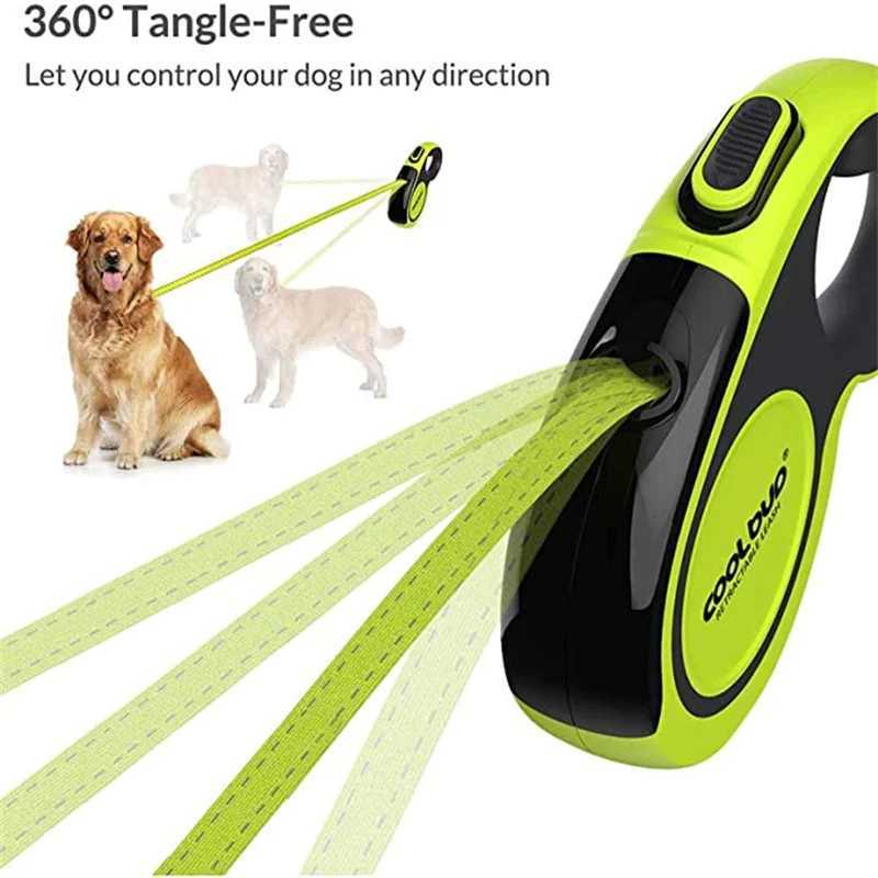 5M Luxury Pet Dog Leashes Retractable Dog Leash For Large Medium Dogs Cat Puppies Accessories Small Automatic Extension LanyardXJ250218
