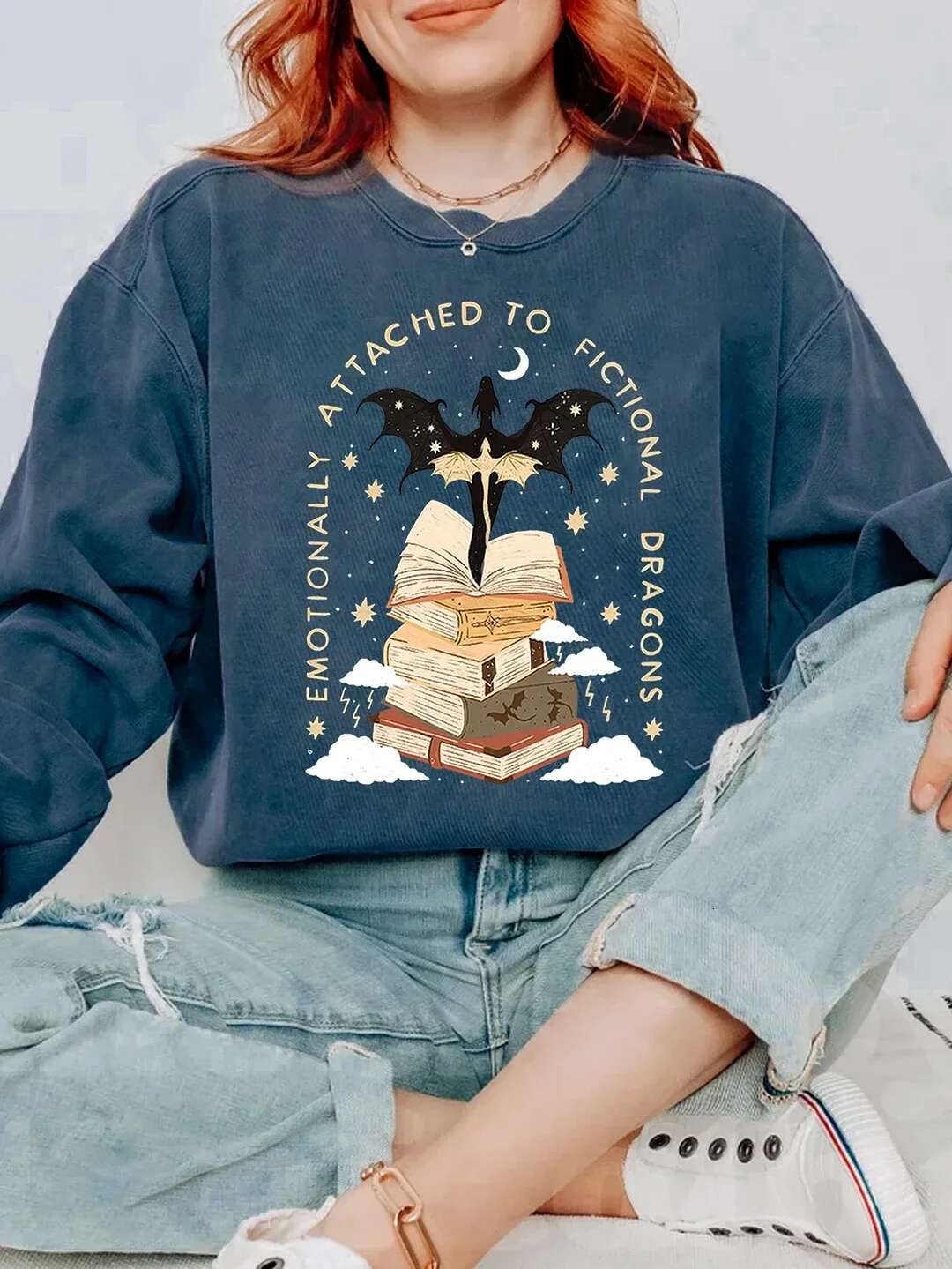 Basgiath War College Fourth Wing Crewneck Long Sleeve Sweatshirt Women Basic Tops Loose Vintage Pullovers Sweatshirts