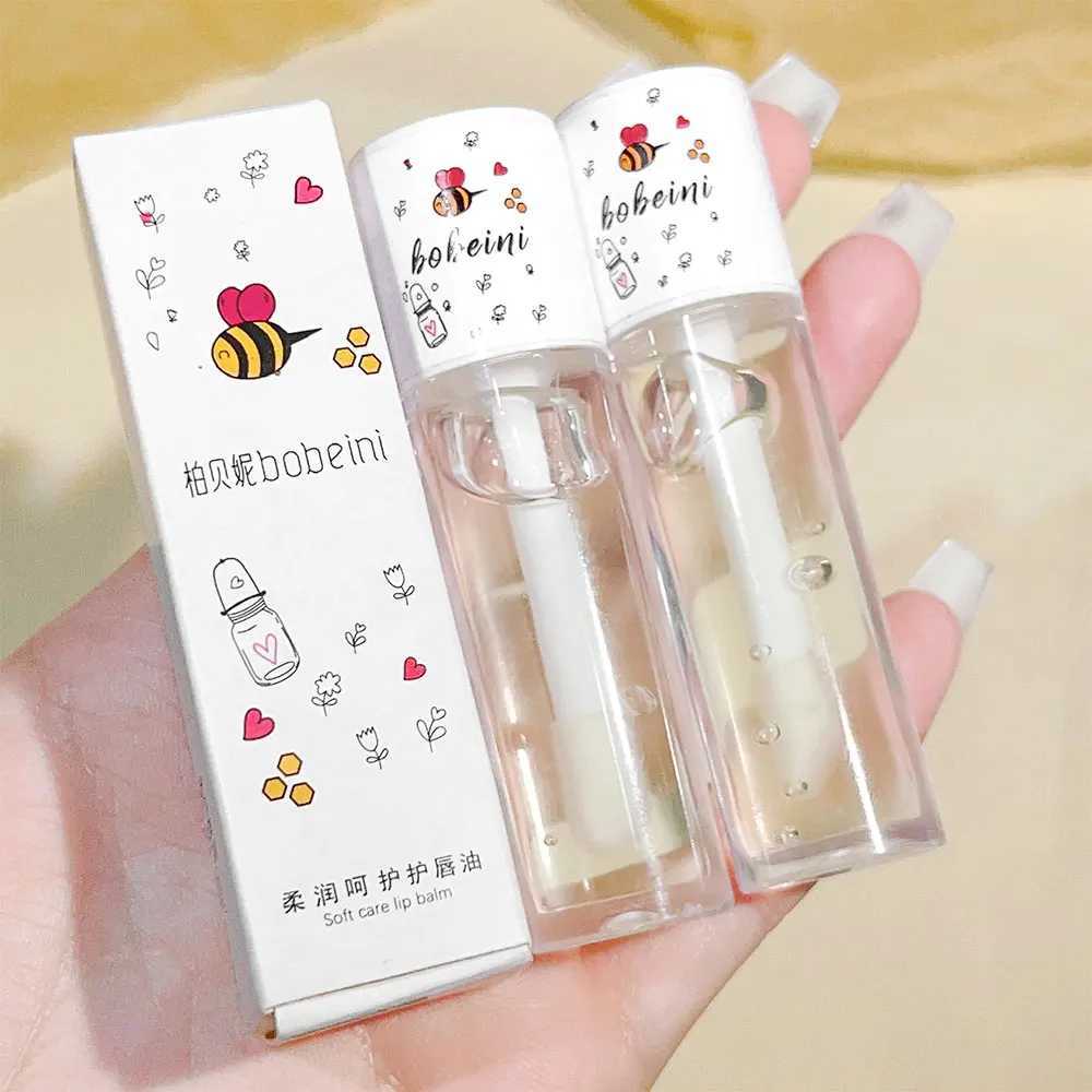 Bee lipstick water gloss glass transparent lipstick honey dry repair lipstick moisturizing lipstickW250219
