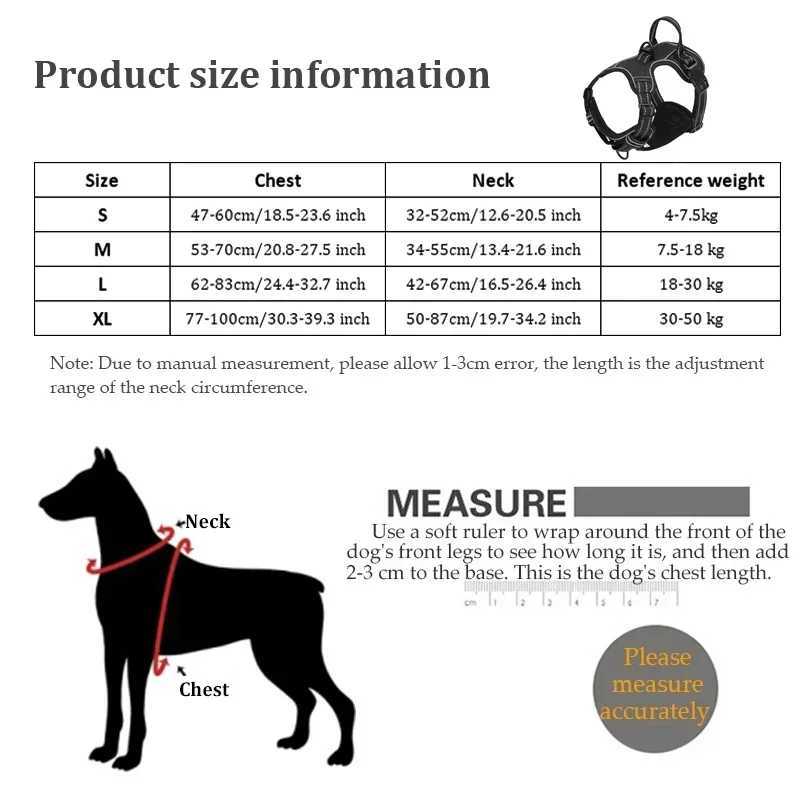Adjustable Nylon Dog Harness Vest Reflective Soft Breathable No Pull Dog Harness Pet Harness Leash For Small Large DogsXJ250218