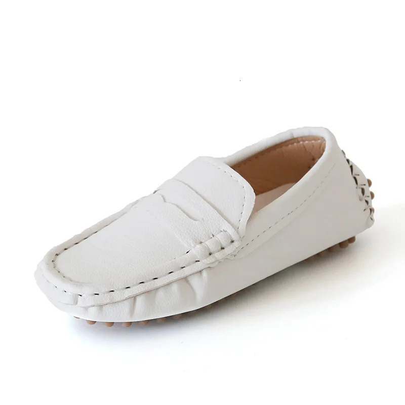 PU Leather Boys Casual Boat shoes Slip on Moccain Loafers Shoes Kids Low Top 1 to 12 Years Children Sneaker Boy F10092 250219
