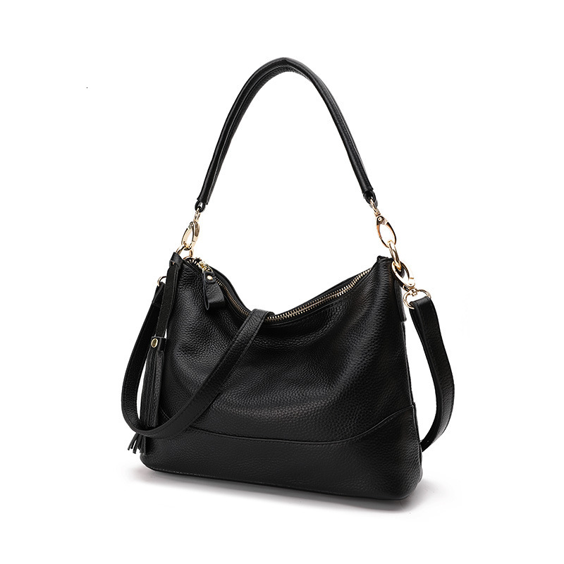 2025 New Fashionable Single Women's Bag with Head Layer Casual Simple and Versatile Soft Leather Cross Shoulder Handbag #swissmilitary