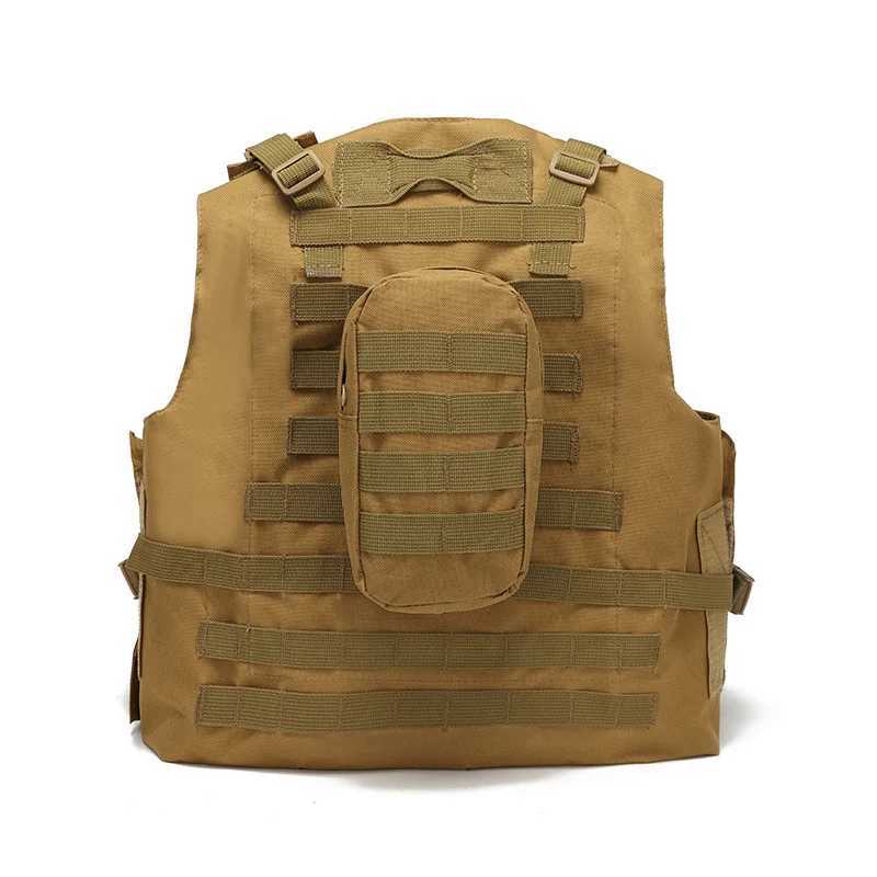 600D oxford Tactical Vest Mens Military Hunting Vest Field Battle Airsoft Molle Waistcoat Combat Assault Plate Carrier VestXJ250219