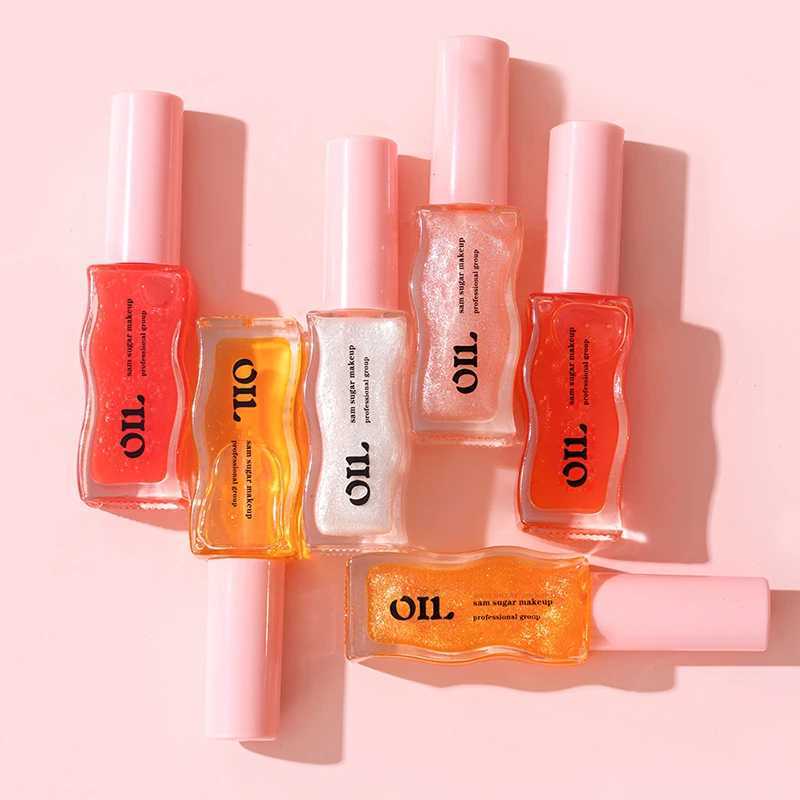 Water Light Honey Lip Oil Long Lasting Moisturizing Fruity Shimmer Jelly Reduce Lip Lines Liquid Lipstick Gloss MakeupW250219