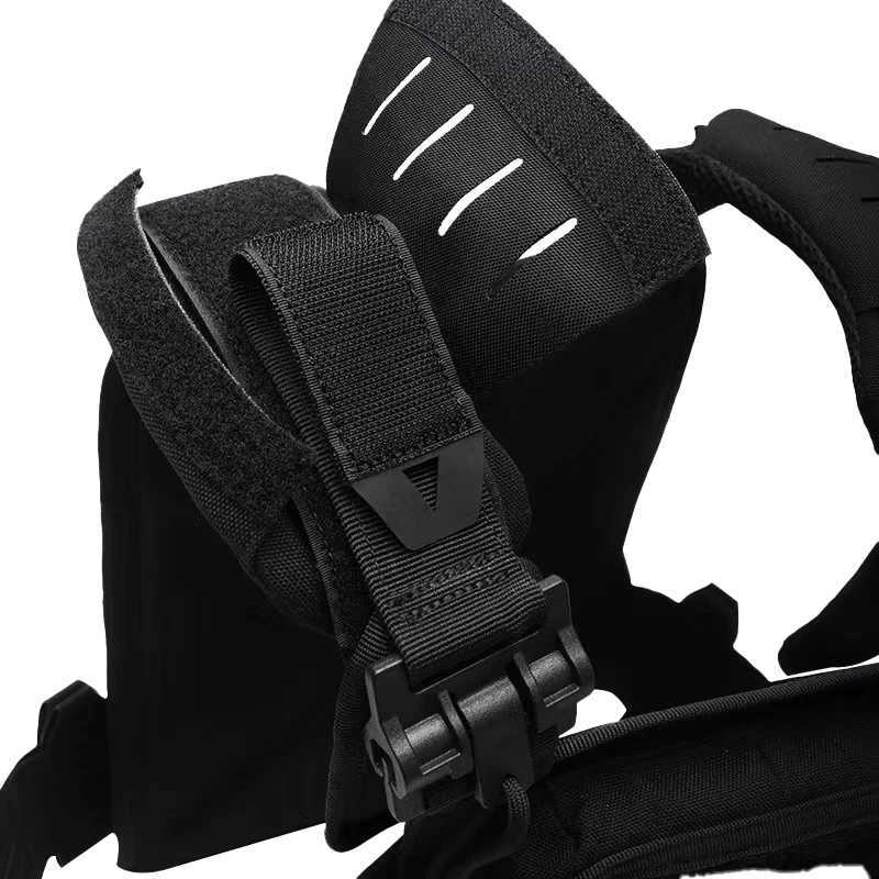 New combat vest 6094 quick detachable light laser cut tactical vest black gear to carry Military tactical vestXJ250219