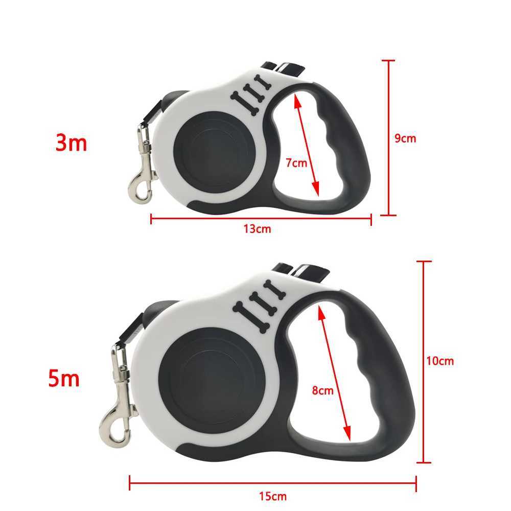 3m 5m Dog Leash For Small Medium Large Dogs Cats Automatic Retractable Durable Strong Nylon Puppy Lead Schnauzer Pet SuppliesXJ250218