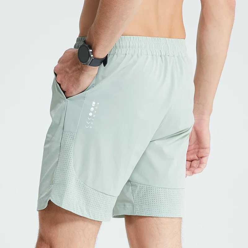 Summer Mens Sport Running Shorts Gym Jogging Training Sweat Sports Clothing Outdoor Sweatpants Male Breathable Elastic Skorts W250219