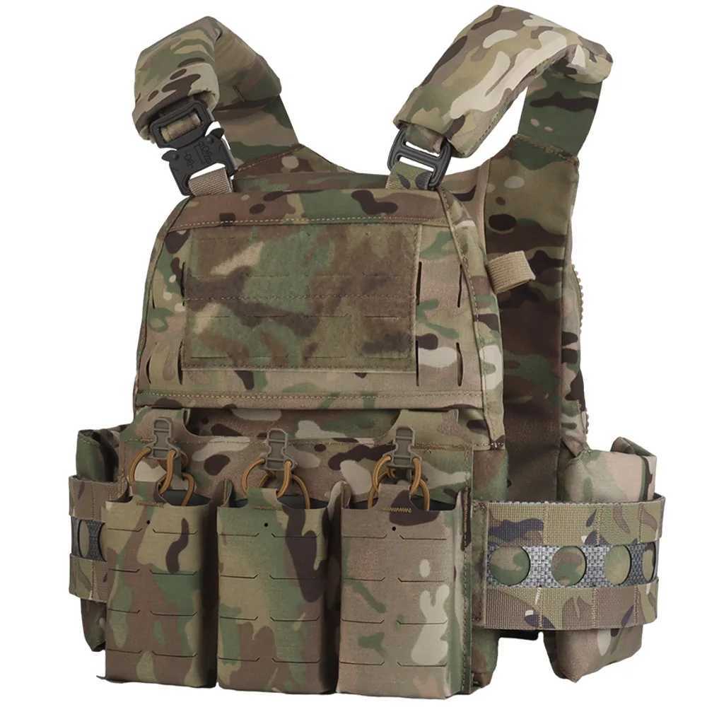 Tactical Vest Ferro Plate Carrier V5 FCPC Militar Hunting Airsoft Vest Body Armor Portable MOLLE Systems Triple Magazine PouchXJ250219