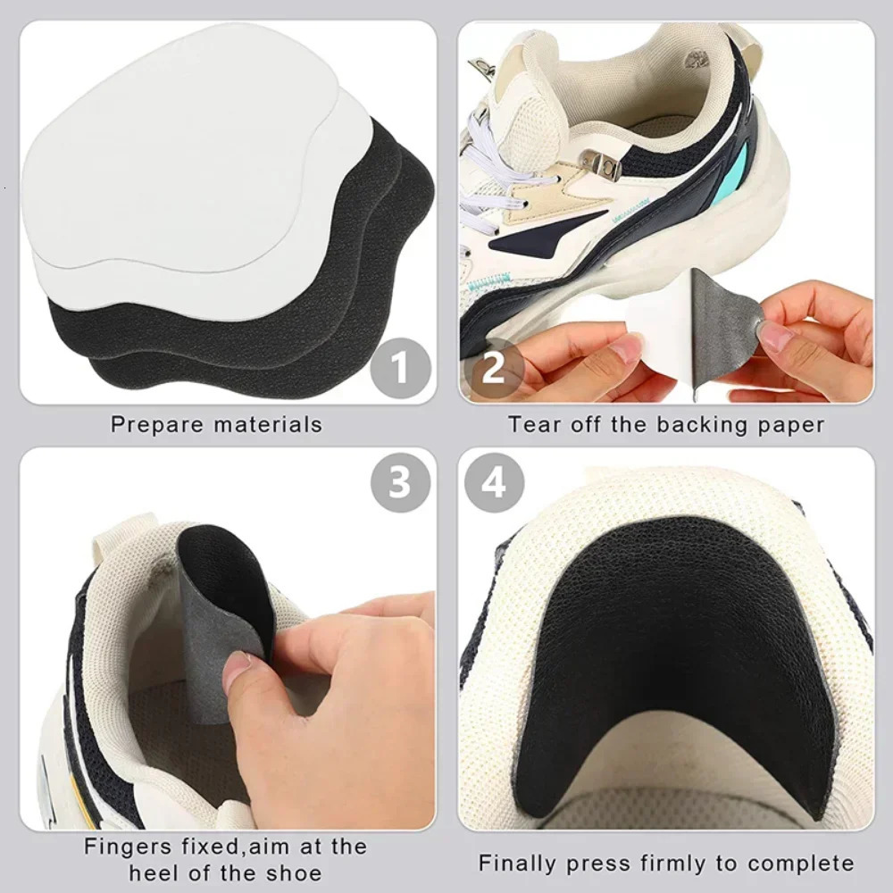 6pcs Sports Shoes Repair Stickers Suede Heel Protector AntiWear Holes Selfadhesive Patches Insoles Pad Foot Care Insert 250219