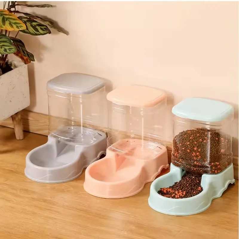 Dog Feeders 3.8L PP material Water Fountain Drink Bowl Automatic Pet Feeder Large Cat Dog Food Dispenser H250218