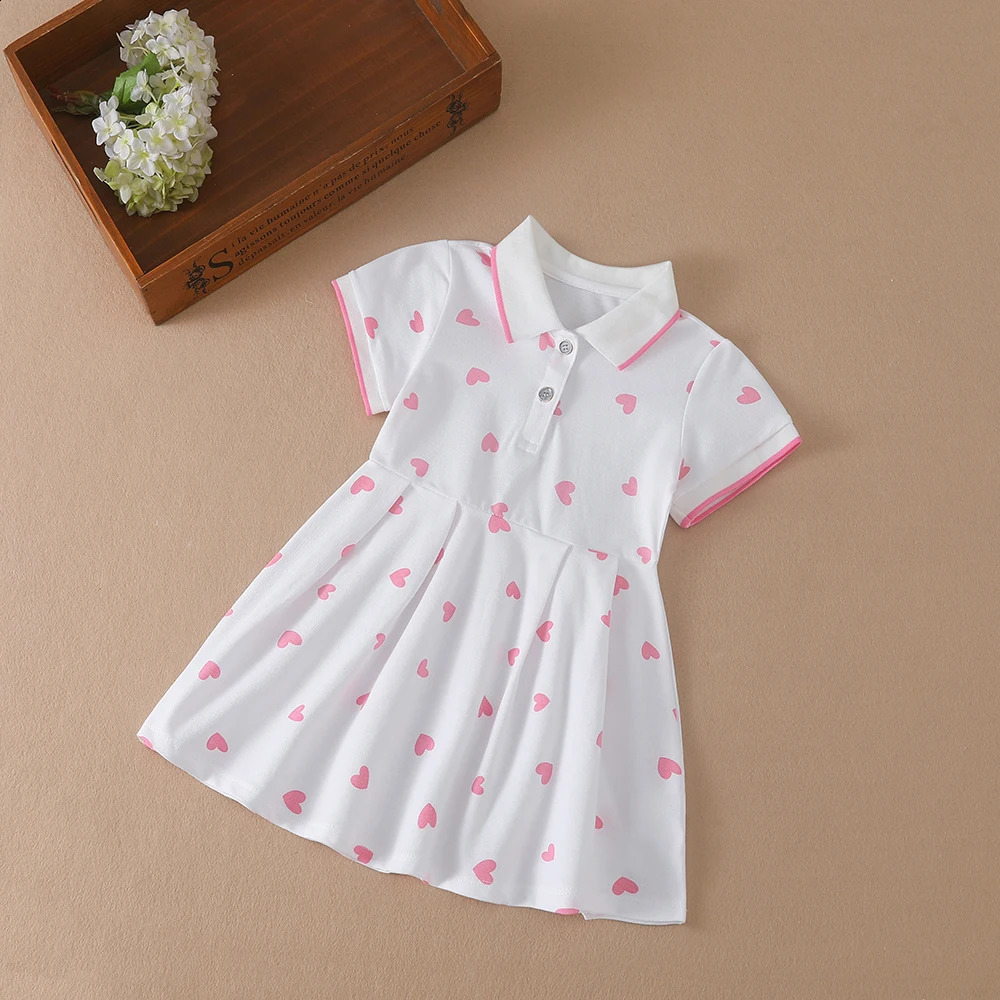 Girls Clothes Summer Princess Dresses Short Sleeve Kids Dress Baby Dresses for Children Clothing 2-6Y 250219