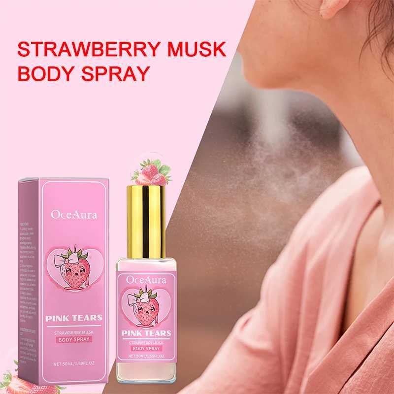 New Arrival Strawberry Smell Body Milk Mist Brand Strawberry Flavour Perfume Musk Refreshing Moisturizing Care Fragrance Perfume Z250219