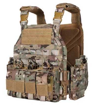 Tactical Vest Outdoor Cs Protective Equipment 6094 Combat Tactical Vest Camouflage SuitXJ250219