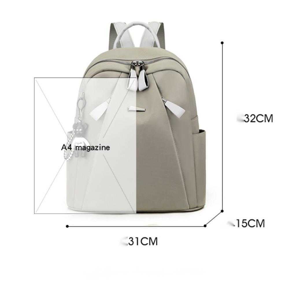 Oxford Cloth Backpack New Fashionable And Versatile Trendy Large Capacity Korean Edition Anti Splash Travel Backpack For Women Day Backpack Travel Bag