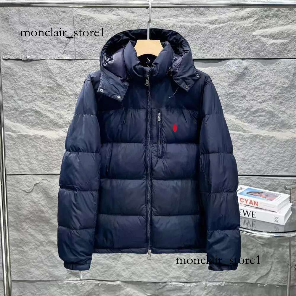 Men's polo puffer Jackets Women Winter Puffer Down ralphy tracksuit Jackets Coats Zipper Designer saint laurent Clothing Fashion Men Warm Embroidered Hooded 6c9
