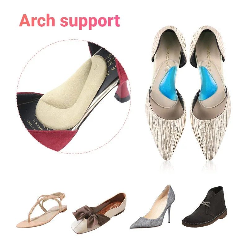 Insoles Ortic Professional Arch Support Insole Flat Foot Flatfoot Corrector Shoe Cushion Insert Silicone Gel Orthopedic Pad 250219