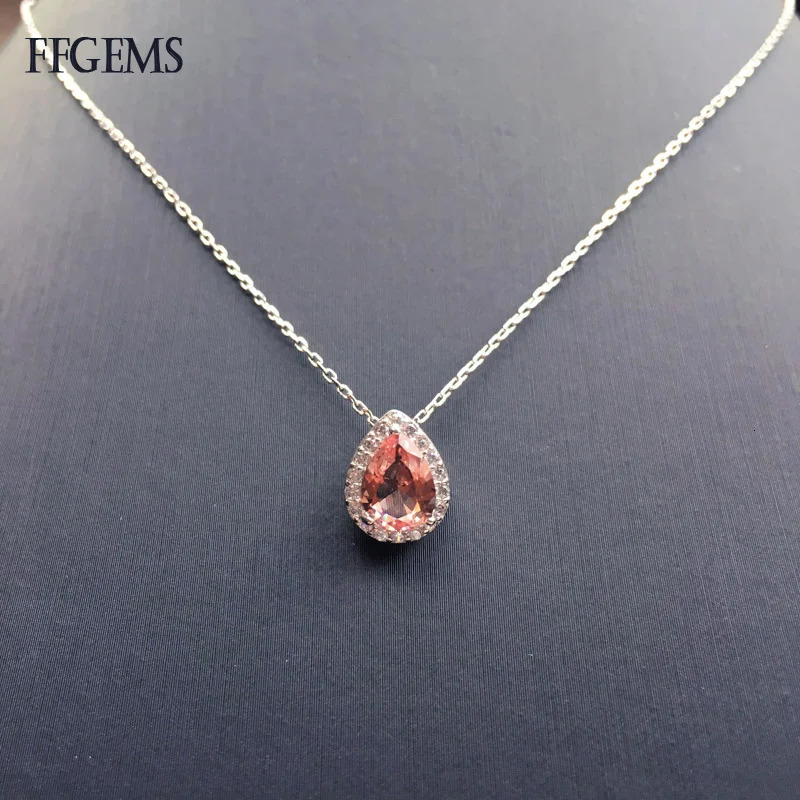 FFGems Zultanite Jewelry Sets 925 Sterling Silver Diaspore Stone Color Change For Women Lady Party Wedding Gift With Chain250214