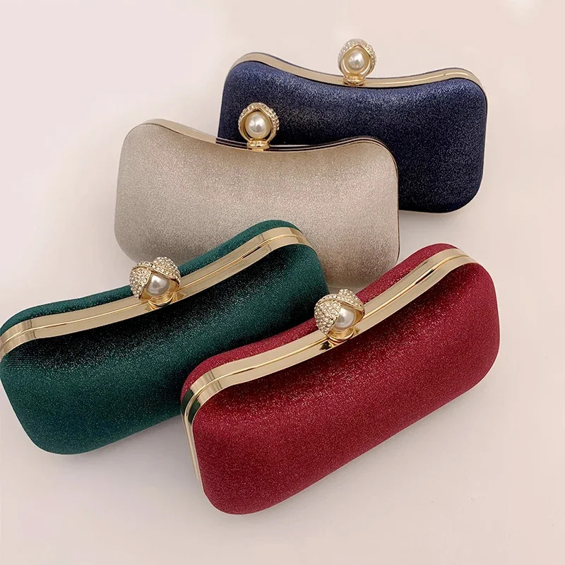 y n Women Evening Bags Green Clutch Purse Shoulder Two Chains Wedding Party Female Handbags Vintage Crossbody Bag 250218