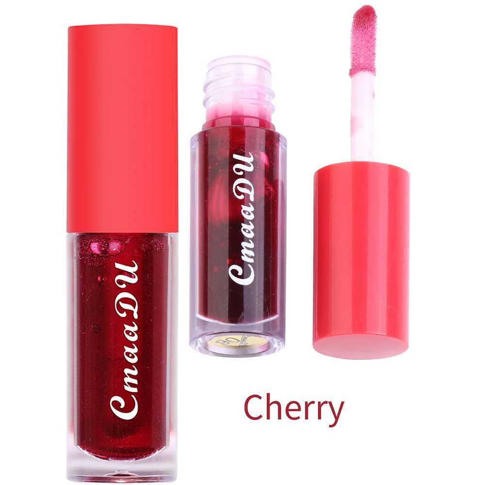 CMaaDU Moisturizing Lip Glaze Cherry Flavor Fruit Lip Gloss Anti-Cracking LipstickW250219