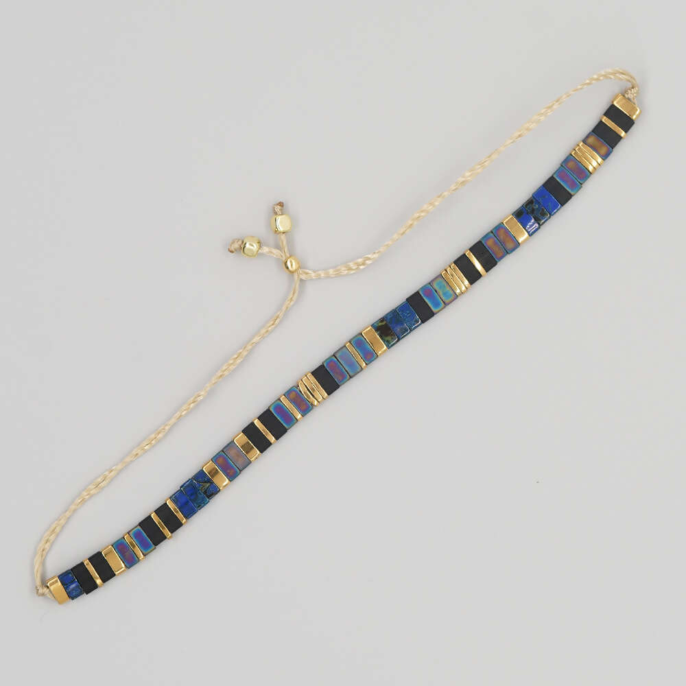 Commuter Ethnic Style Jewelry Tila Beads Fashion Trend Handmade Weaving Bracelet
