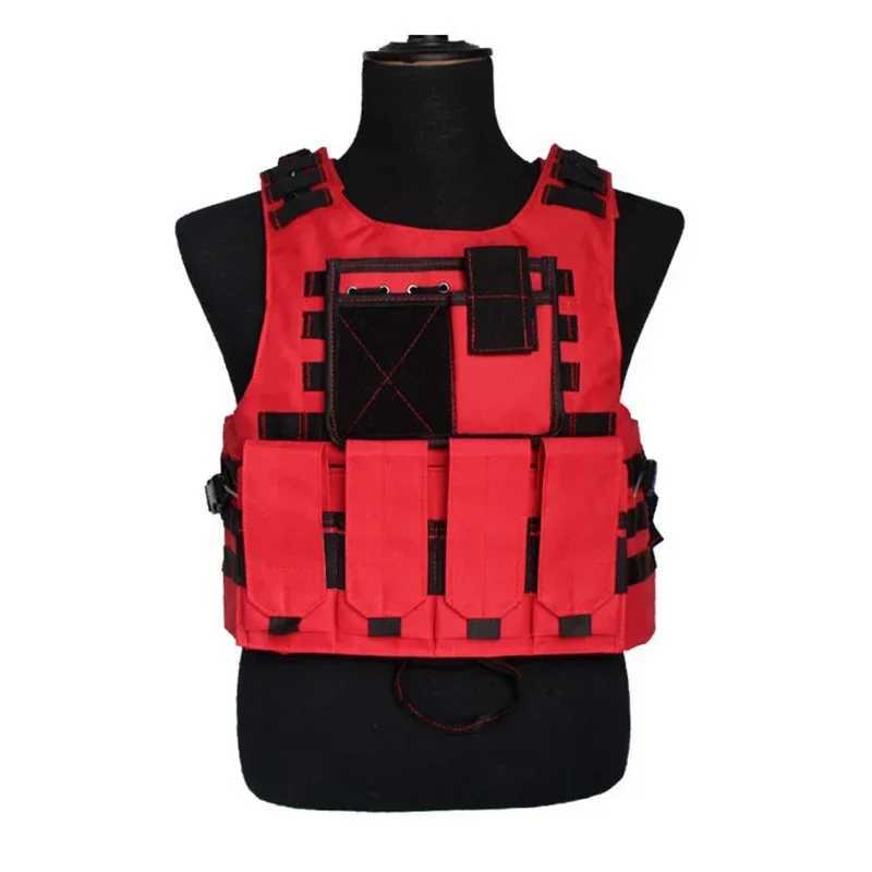 Hunting Tactical Vest Gear Molle Hiking Protection Plate Carrier Tactics Vest Outdoor Clothing Training Motorcycle Cycling VestsXJ250219