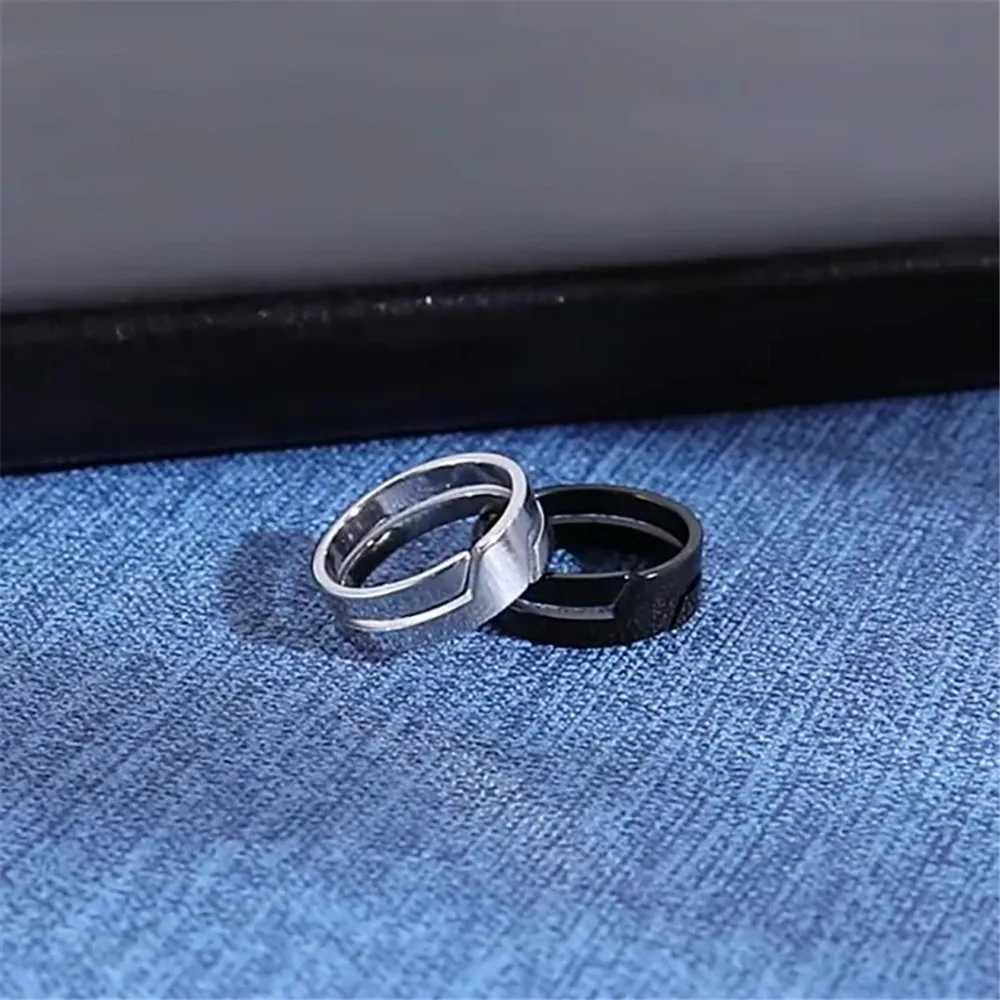 Skyrim Stainless Steel Ring for Men Women Black Minimalist Casual Finger Rings 2025 Couple Jewelry Wedding Gift for LoverXJ250219