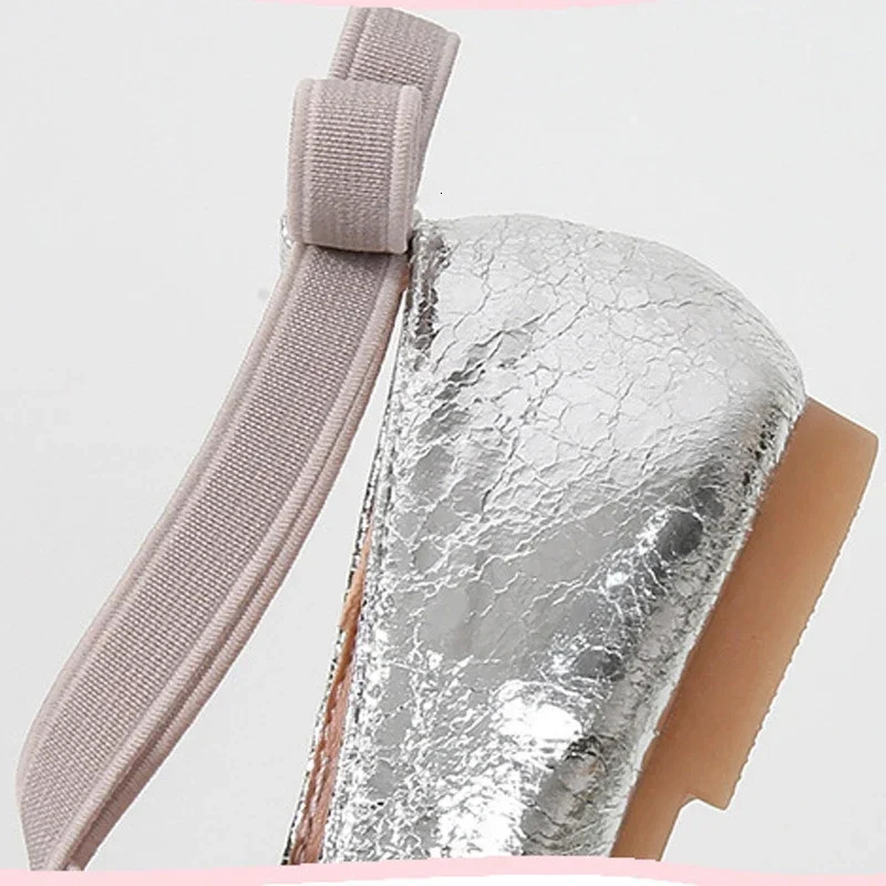 3 To 12 Gold Baby Girl Christmas Shoes Party Performance Ballet Flats Slip on Boat Shoes for Girls Dress Ballerinas Girl Shoe 250219