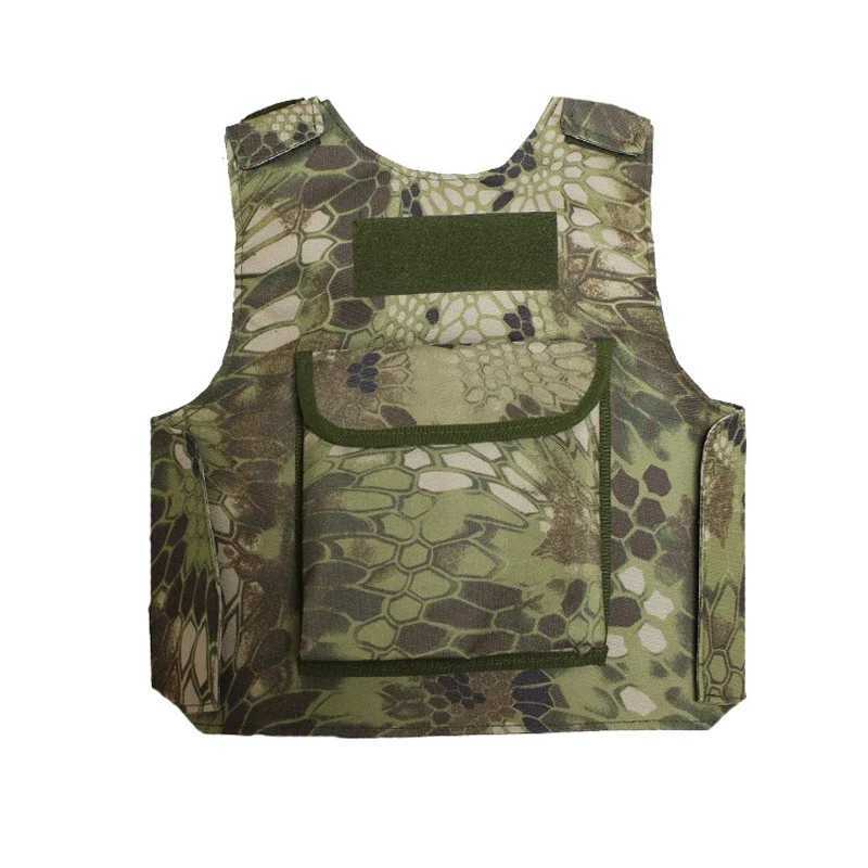 Children Combat Camouflage Vest Kids Airsoft Vests Outdoor Paintball Tactical Waistcoat CS Gear Boys Girl Sniper Army UniformXJ250219