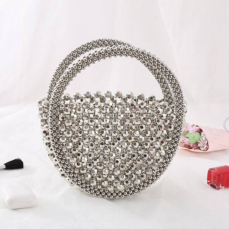 Chic Bejeweled Fringe Messenger Bag - Durable Handwoven Change Purse Perfect for Cell Phones and Essential Items