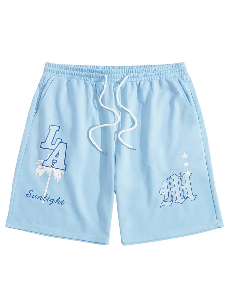 Mens Lightning Graphic Print Drawstring Casual Summer Beach Shorts Hawaii Surfing Short Pants Swim Trunks Y2k Leisure 250217