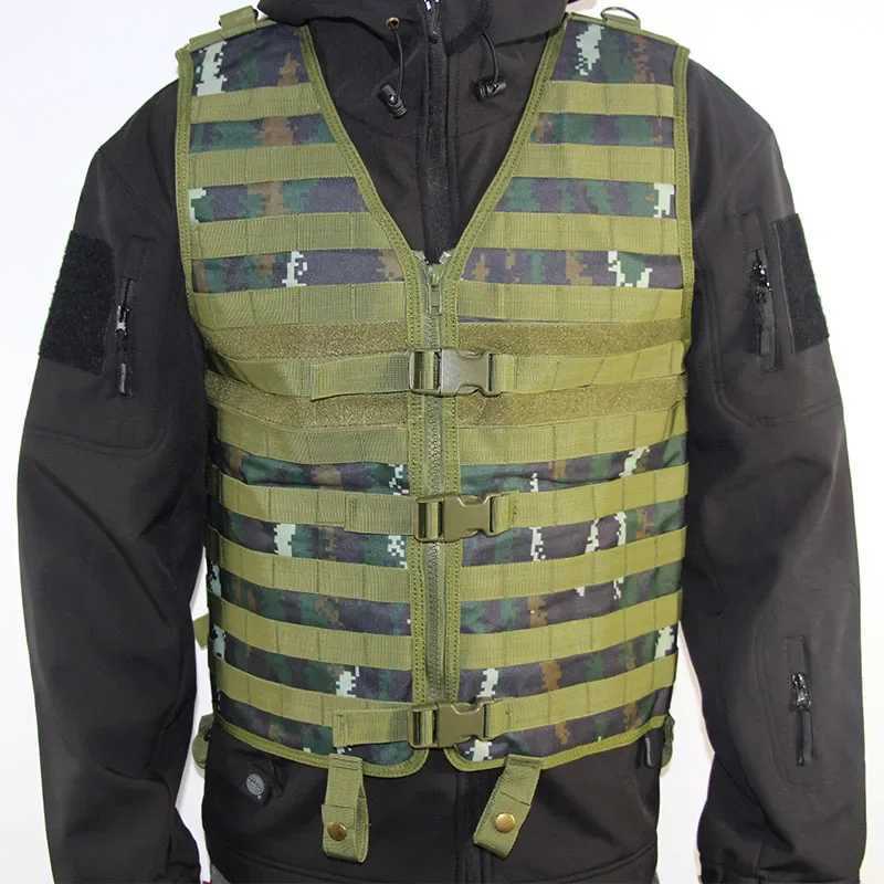 Tactical Molle Vest Assault Plate Carrier Outdoor Lightweight Mesh Vest Breathable Waistcoat Hunting AccessorieXJ250219