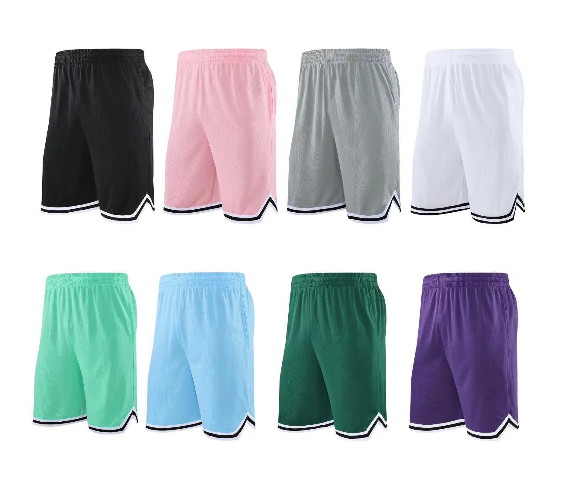 Men's Shorts Mens shorts elastic and breathable sports running shorts outdoor training fitness shorts loose beach basketball shorts z250219