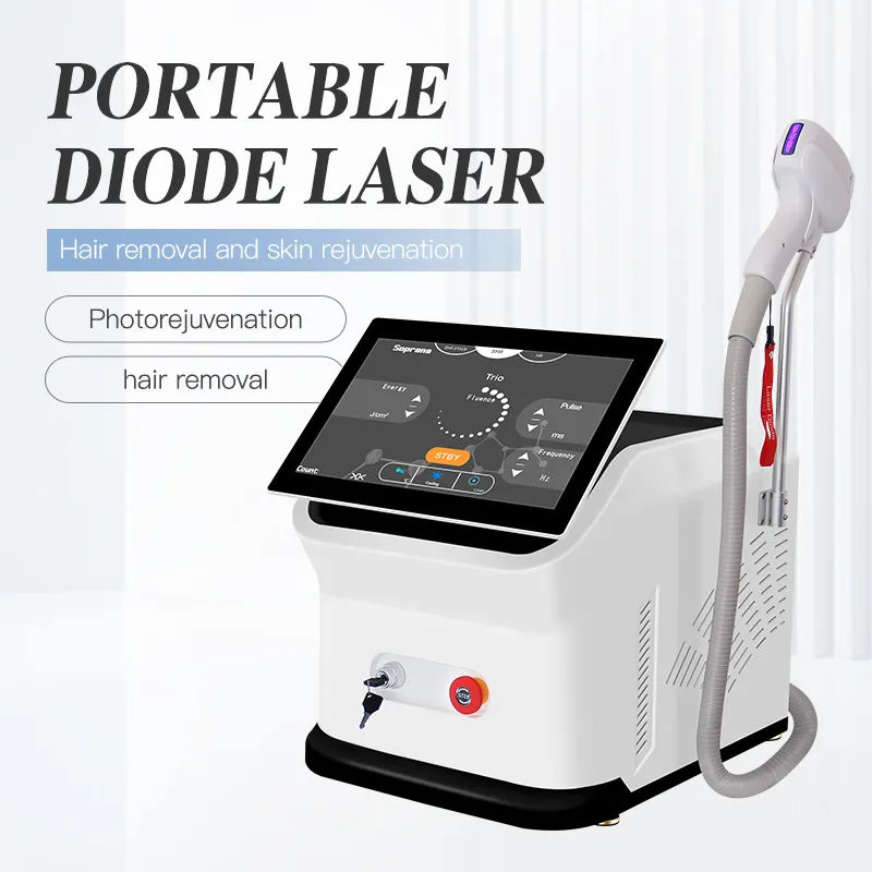 808nm Ice Titanium Laser Hair Removal 600-2000w Diode Laser