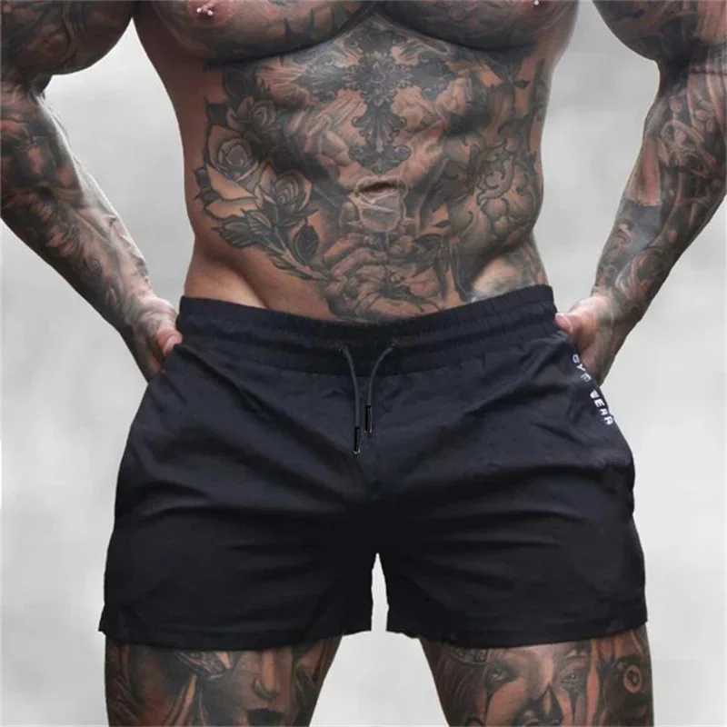 2025 Summer Gym Fitness Shorts Mens Sweatpants Thin Fashion Men Marathon running Casual sports Shorts Breathable Training Pants W250219