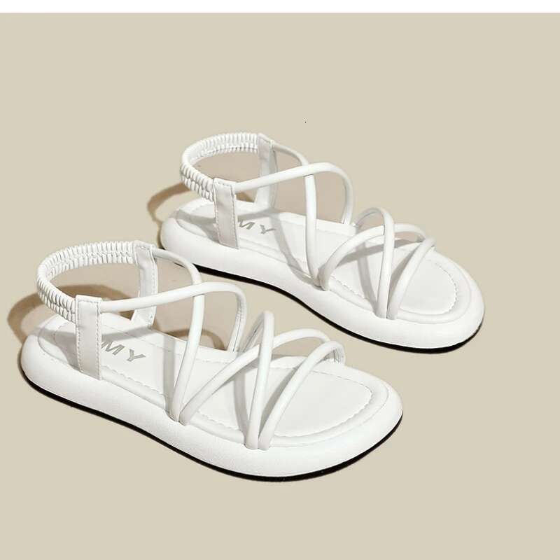 Thick Women 2024 New Summer Soft Sole Elevated Casual Roman Sandals Small Womens Shoes Sandalias Mujer Sandal #ddmykukumalu